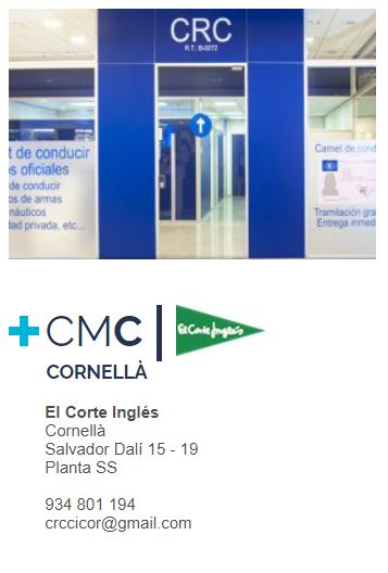 renovar carnet conducir cornella de llobregat el corte ingles cornella